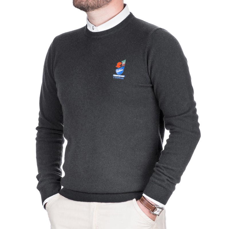 Maglione cashmere girocollo